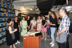 The National Archives hosted the students of the Professional Training Center of TSU