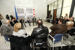 The Minister of Justice met Disabled Employees