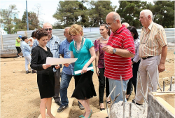 Minister of Justice inspected the Construction Site of the Regional Archive in Rustavi