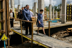 The Minister of Justice visited the Construction of the Central Archive in Kutaisi