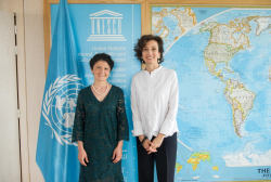 Thea Tsulukiani met the Director General of UNESCO Audrey Azoulay