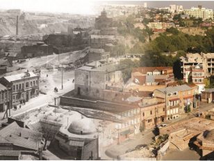  Old and Modern Tbilisi. Sulfur baths.