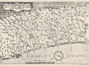  Map of Kolkheti 1913 (first edition in 1654). Author: Arcangelo Lamberti