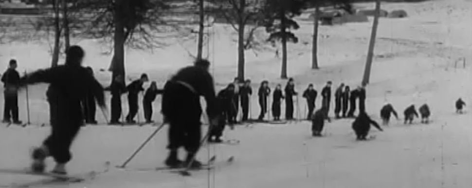 კინოსიუჟეტი „საზამთრო არდადეგების დღეებში“, 1953 წელი