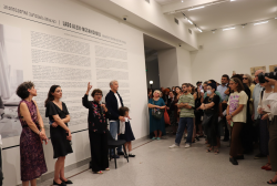 Material related to architect Lado Alexi-Meshkhishvili stored in the National archive was exhibited in the multifunctional space of the TBC concept