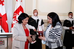 The President of Georgia Salome Zurabishvili awarded Ketevan Asatiani with the Order of Honor.