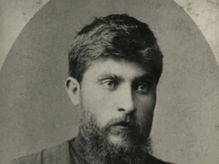 ვაჟა-ფშაველა<br>
თბილისი, 1880-იანი წლები <br>
ალექსანდრე როინაშვილის ფოტო
<br>
Vazha-Pshavela<br>
Tbilisi, 1880s <br>
<br>Alexander Roinashvili's photo<br>