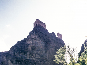 კავკასიძეების (ოთხთა ეკლესიის) ციხე, X-XI საუკუნეები <br>
ტაო-კლარჯეთი <br>
ვანო ქიქოძის ფოტოკოლექცია <br>
[1950-1970]<br> 

Kavkasidze's castle. 10th-11th centuries<br>
Tao-Klarjeti<br>
From the Vano Kikodze's photo collection